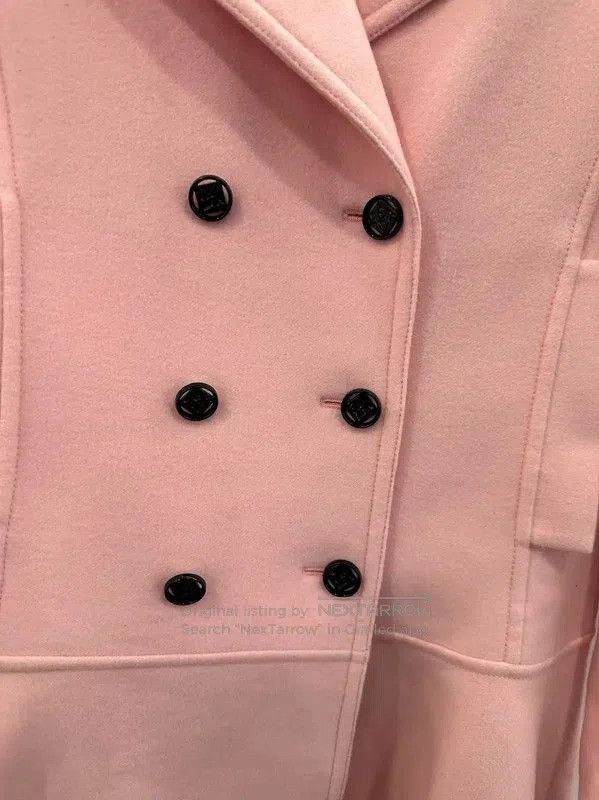 Louis Vuitton Louis Vuitton Pink Cashmere Women's Coat . Size S / US 4 / IT 40 - 3 Thumbnail