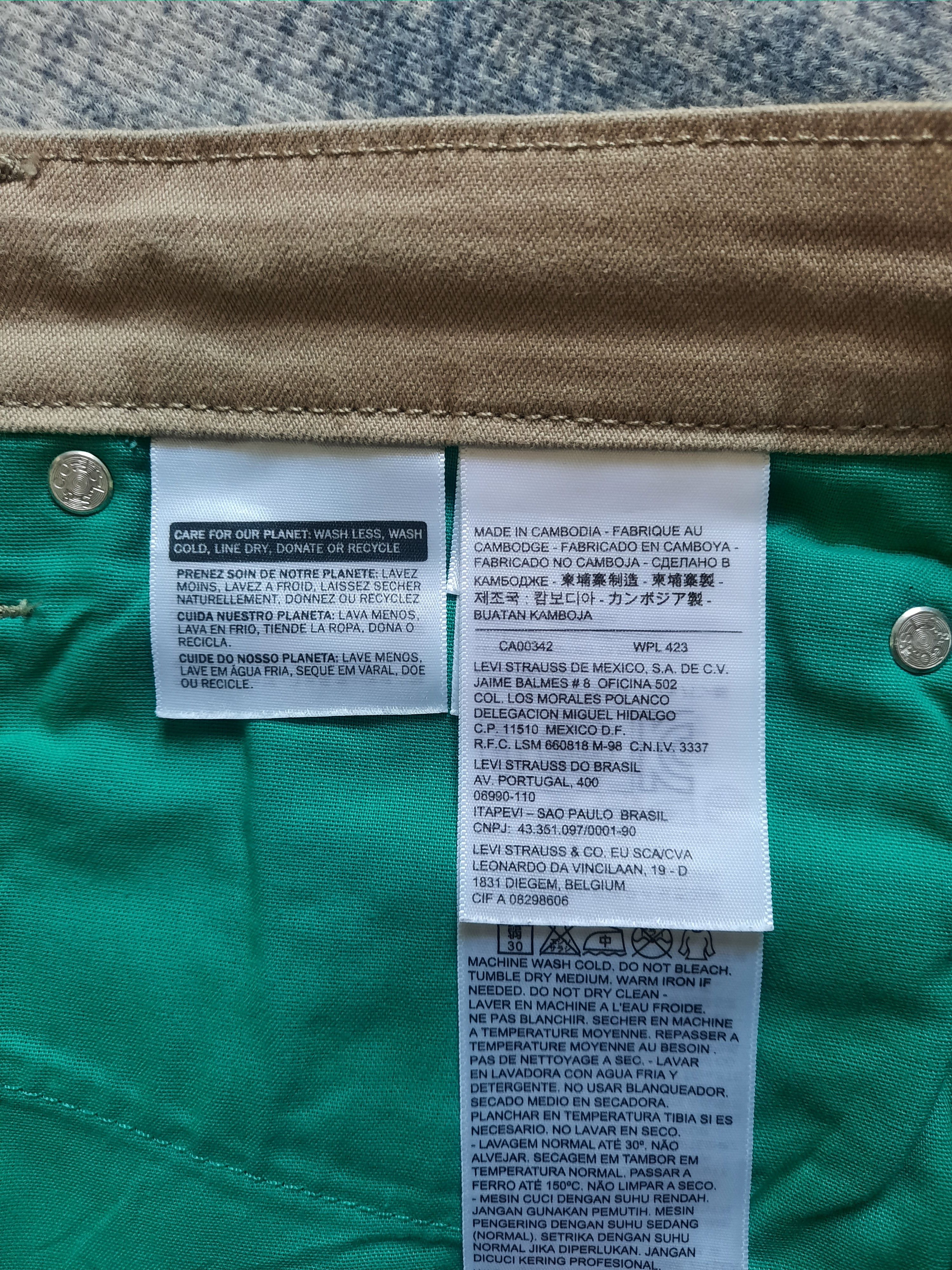Levi's 🔥Levis 504 black label white tag work pants Size US 31 - 11 Thumbnail