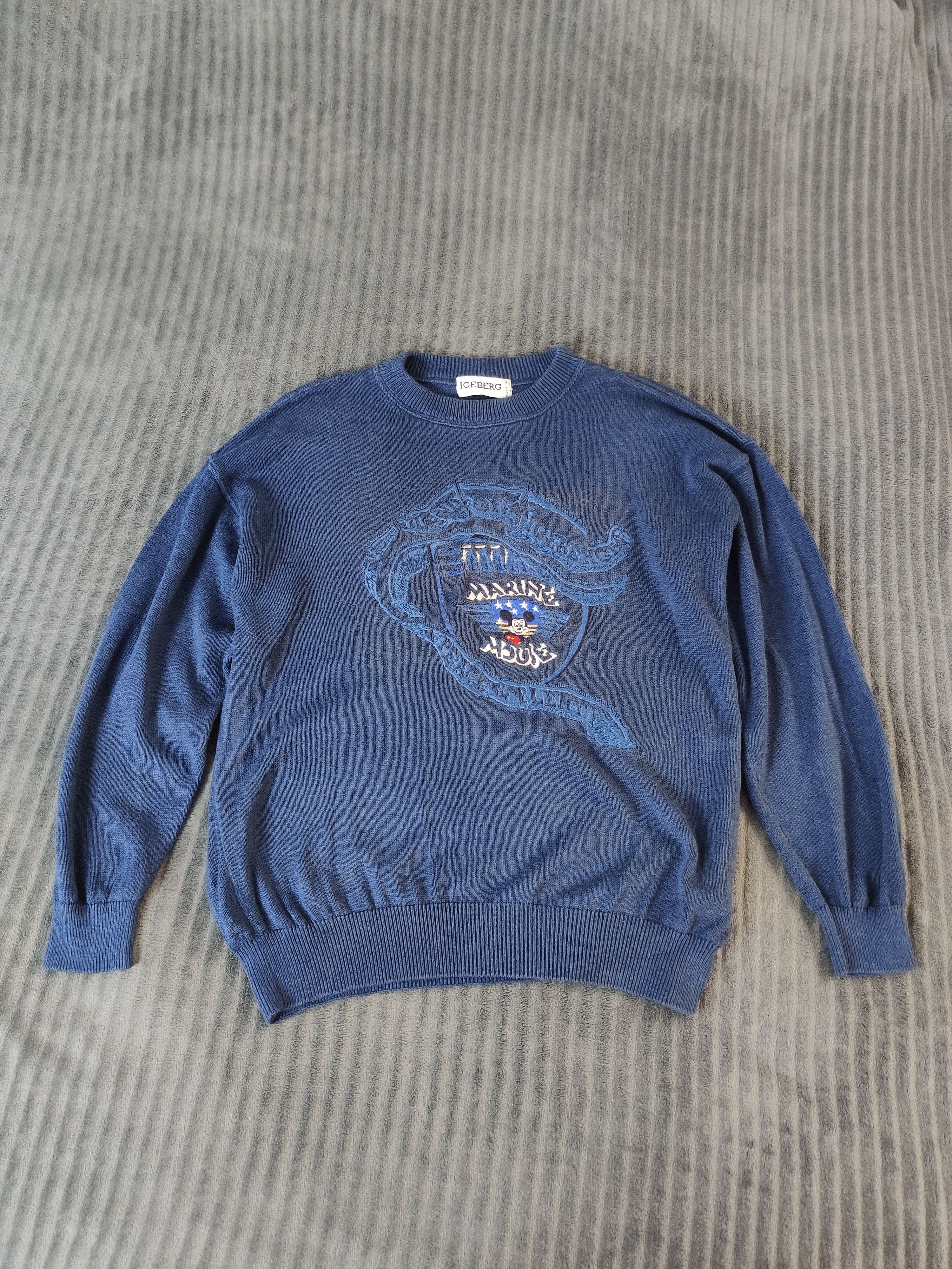 Iceberg Vintage Iceberg Disney Mickey Mouse Sweater 1991 Gilmar Size US M / EU 48-50 / 2 - 2 Thumbnail