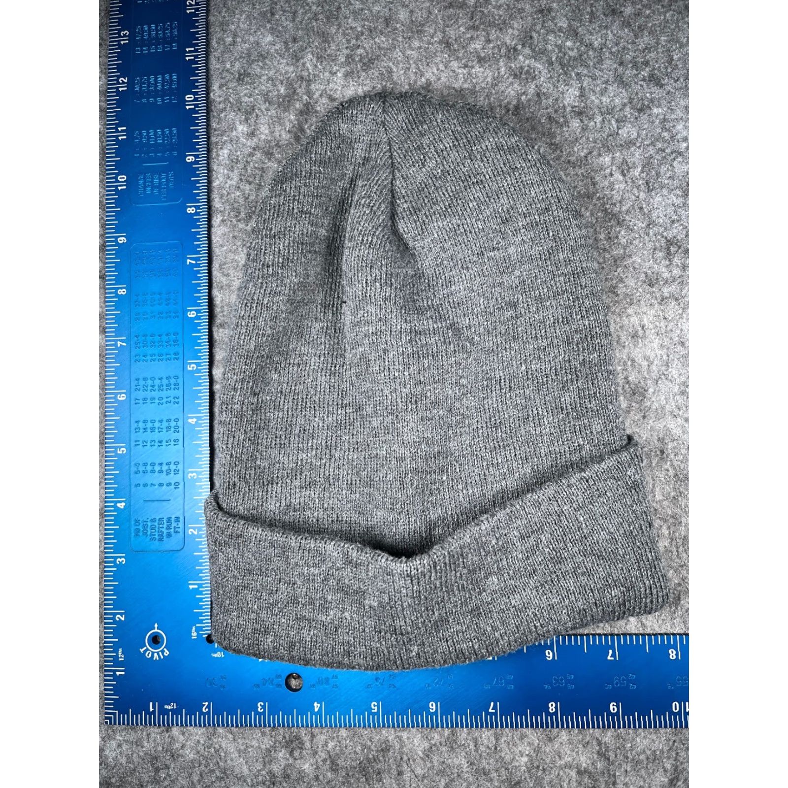Port & Company Port & Company Beanie Knit Adult One Size Gray 100% Acrylic Hat Unisex Size ONE SIZE - 4 Thumbnail