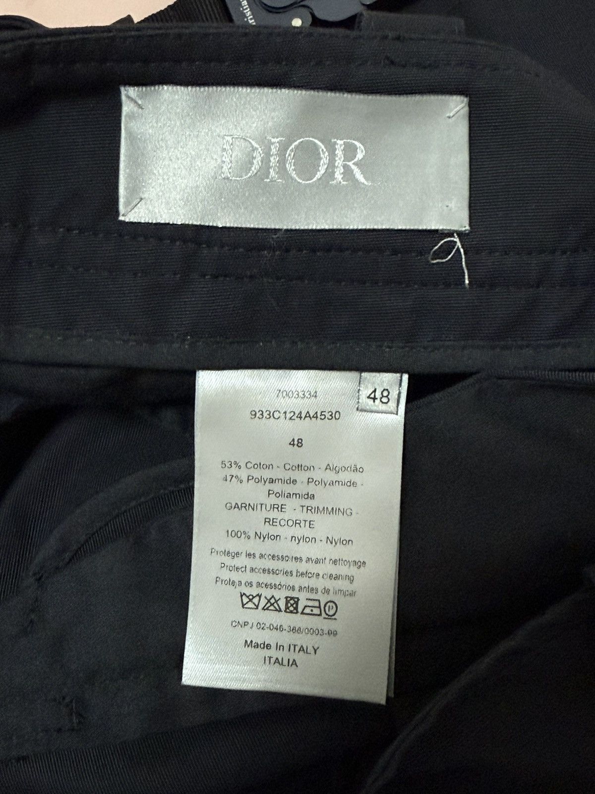 Alyx × Dior Dior black technical cargo pants with alyx buckles 48 Size US 31 - 8 Thumbnail
