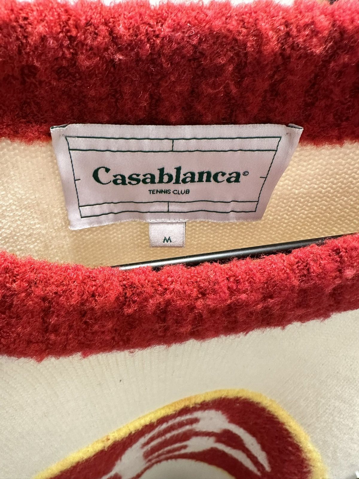Casablanca Casablanca Monogram Patch Crewneck Sweatshirt Size US M / EU 48-50 / 2 - 2 Thumbnail