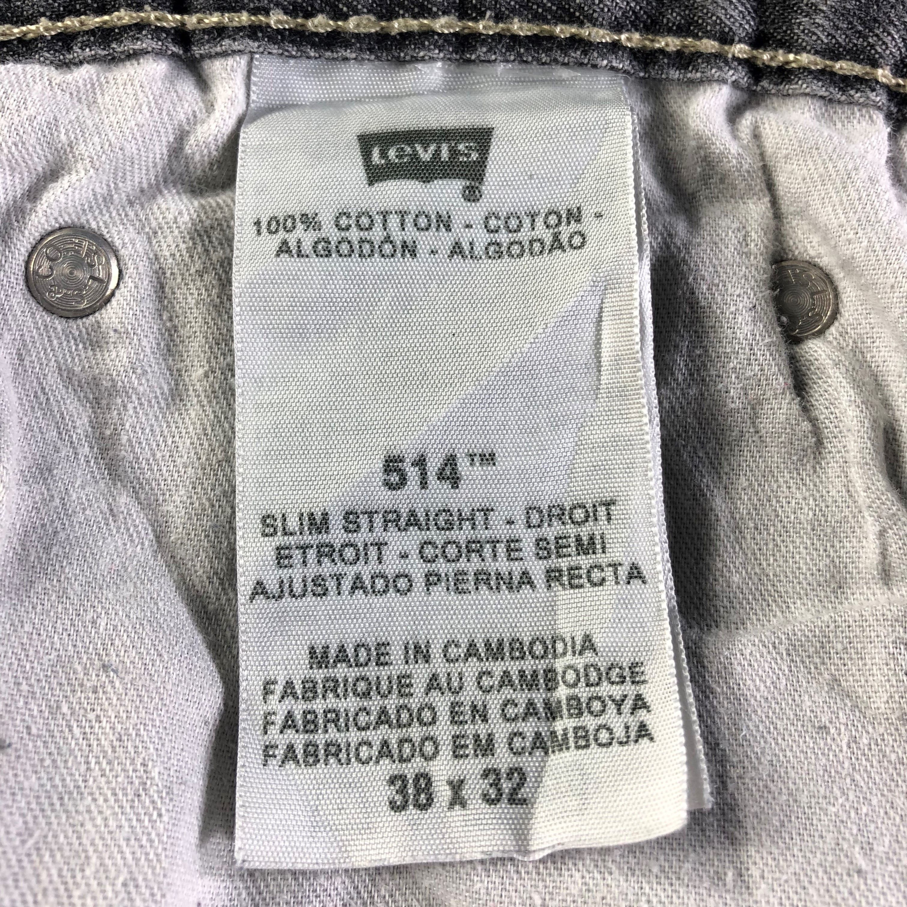Levi's Vintage Levis 514 Jeans-J4238 Size US 37 - 9 Thumbnail