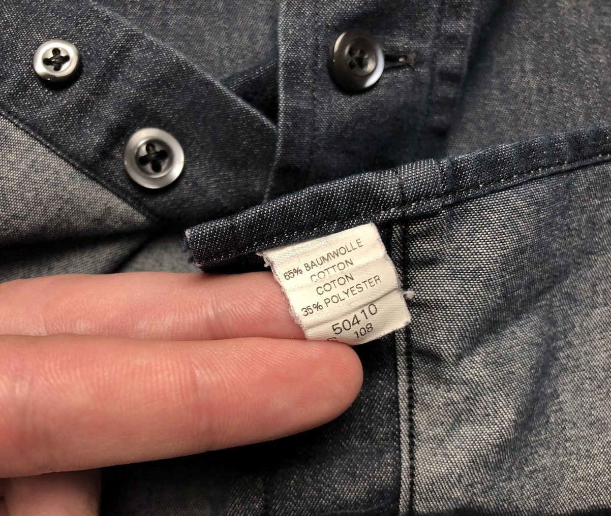 Burberry Burberry vintage denim shirt Size US L / EU 52-54 / 3 - 6 Thumbnail