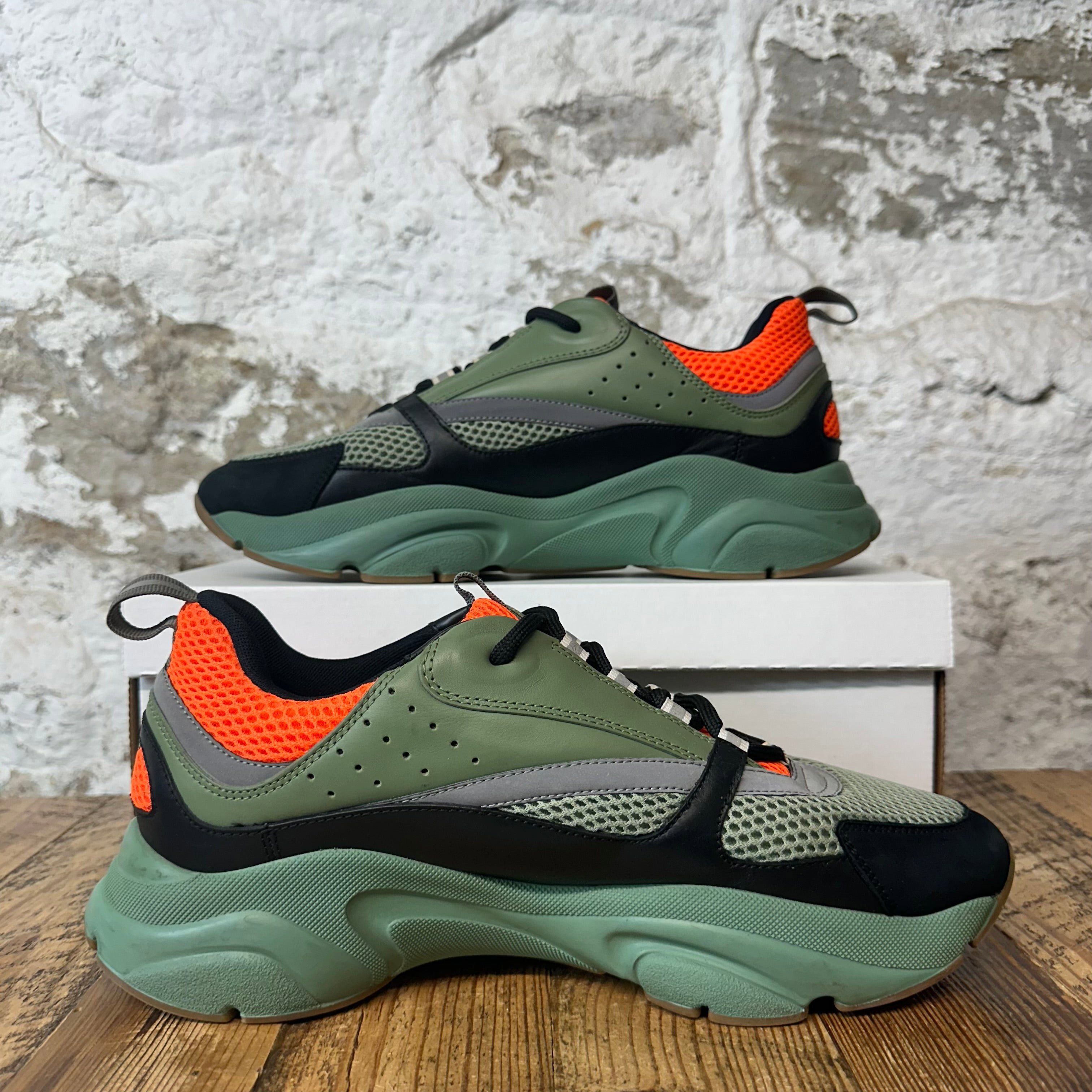 Dior Dior B22 Orange Green Black Sneaker Sz 12 (45) Size US 12 / EU 45 - 2 Thumbnail