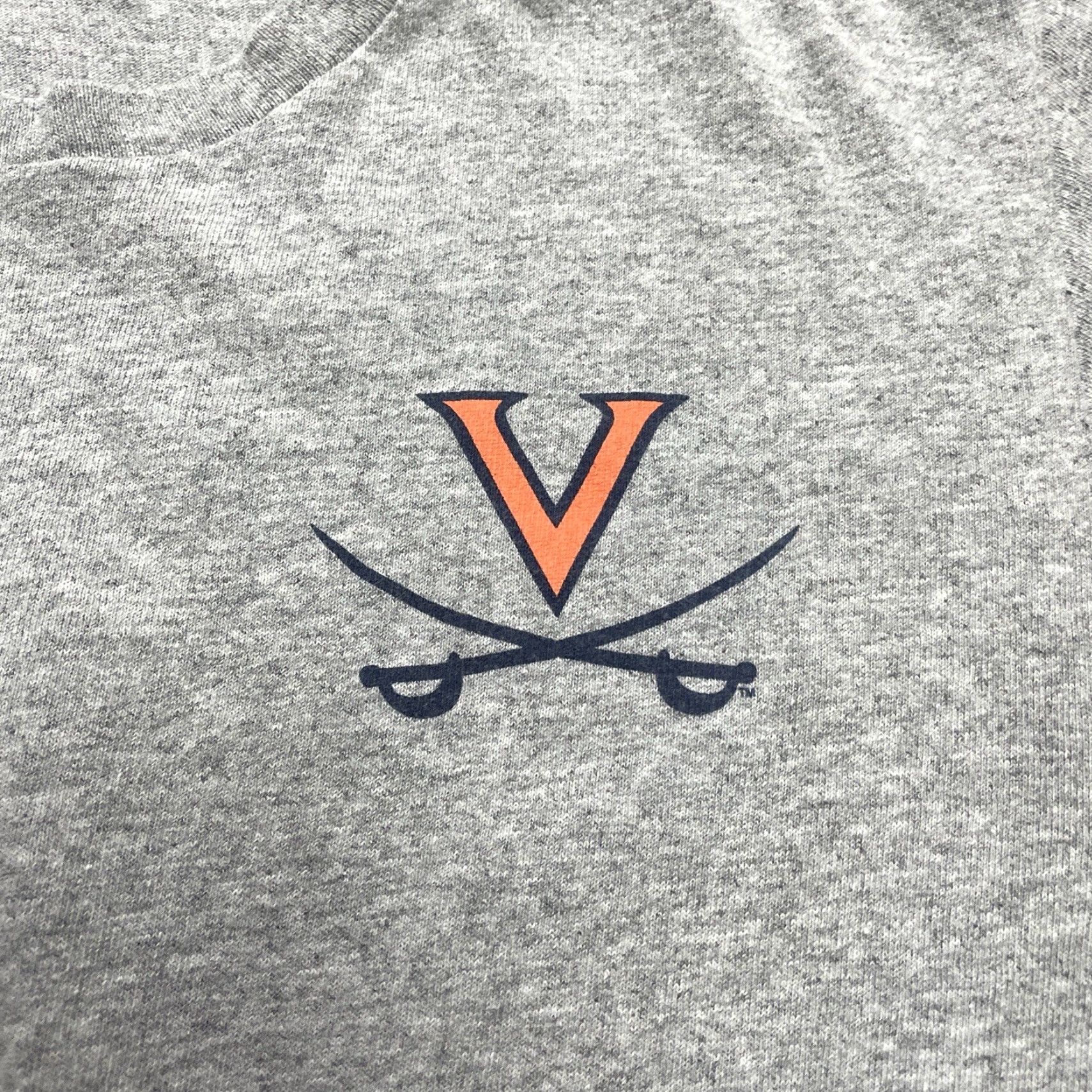 Delta Delta Womens Small Long Sleeve Basic T-Shirt Light Gray Virginia’s Cavaliers Shirt Womens Small Gray 90s? Size S / US 4 / IT 40 - 2 Thumbnail