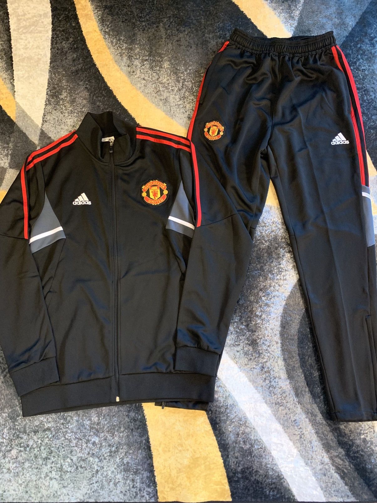 Adidas Adidas Manchester United Tracksuit Set Size ONE SIZE - 1 Thumbnail