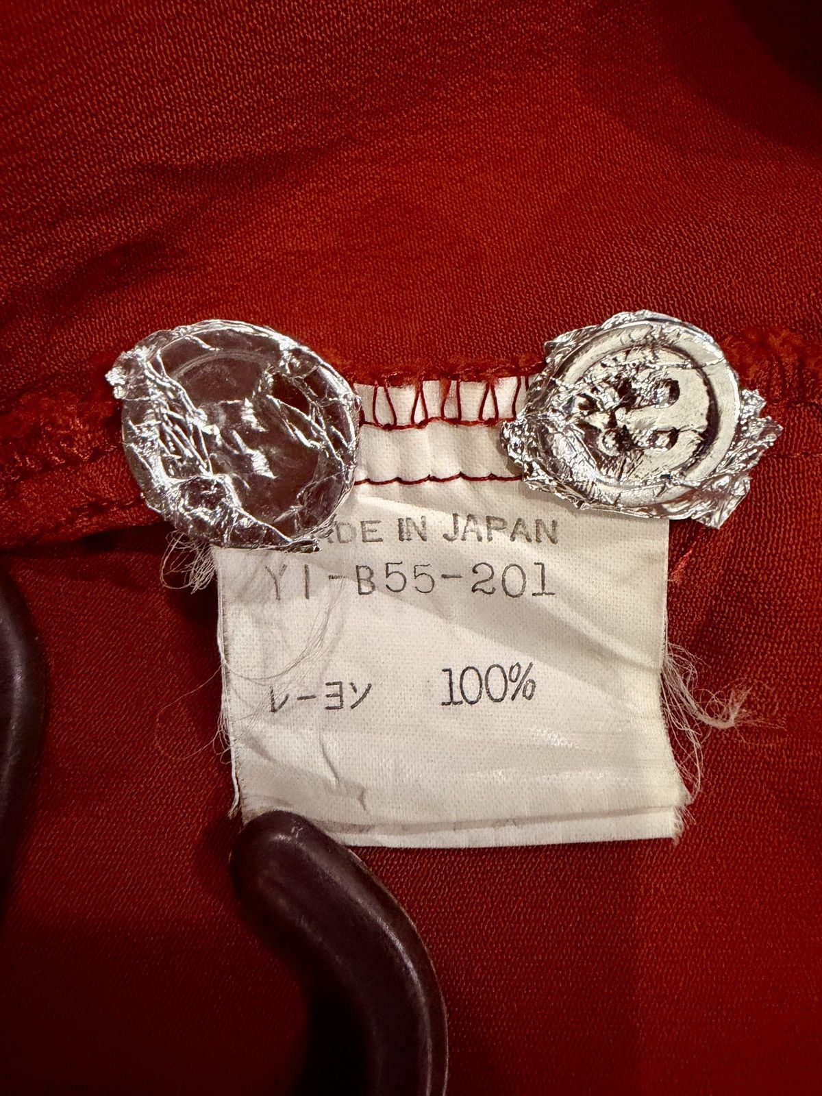 Y's Y’s Yohji Yamamoto Red Button Up Shirt Made in Japan Size S / US 4 / IT 40 - 7 Thumbnail
