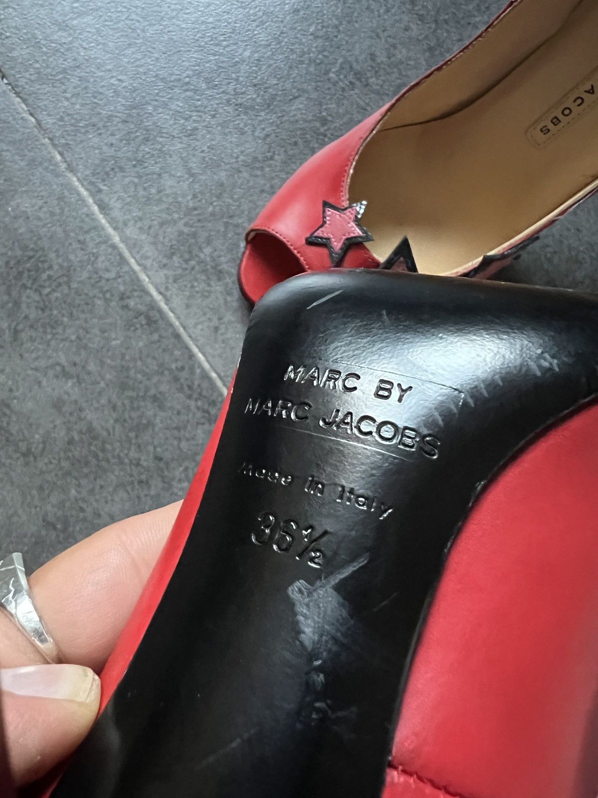 Marc by Marc Jacobs × Vintage Louis Vuitton style Marc Jacobs vintage stars heels Size US 6.5 / IT 36.5 - 12 Thumbnail