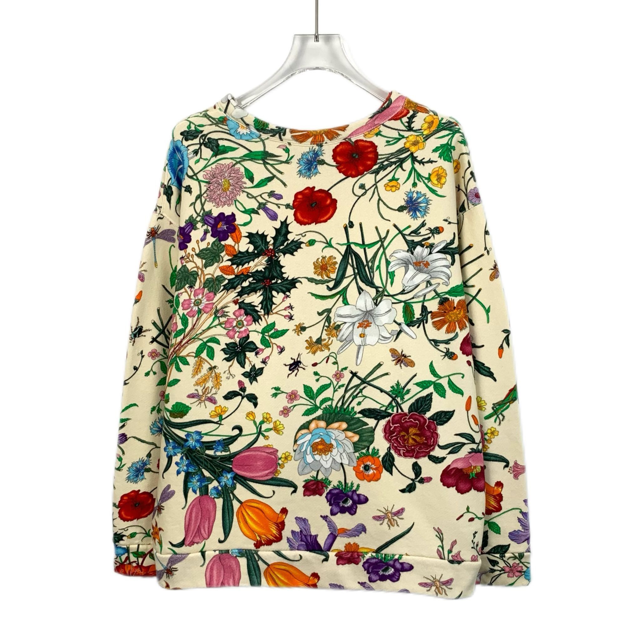 Gucci Gucci Floral Print Crewneck Sweatshirt For Women - Size M - Size M / US 6-8 / IT 42-44 - 2 Thumbnail