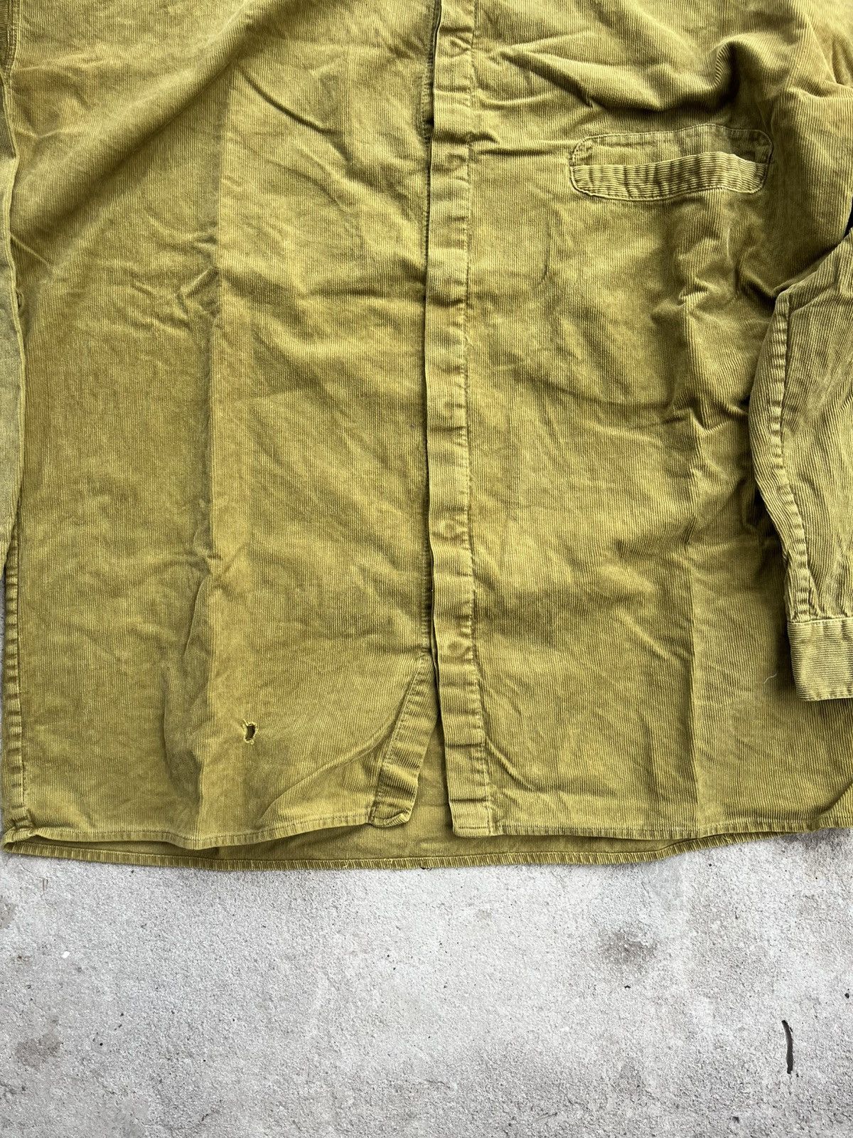 Versace 70s 🔥 Gianni Versace Faded Corduroy Shirt Thrashed Overshirt Size US L / EU 52-54 / 3 - 12 Thumbnail