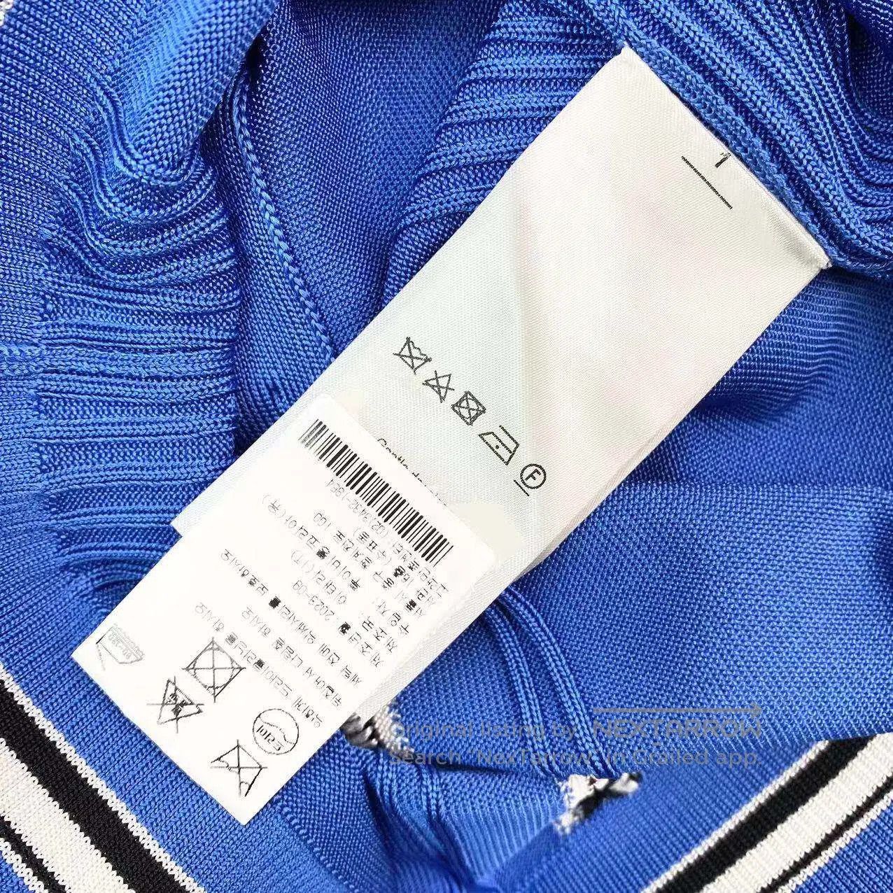 Louis Vuitton Louis Vuitton Striped monogram print crew neck single-brea Size XS / US 0-2 / IT 36-38 - 4 Thumbnail