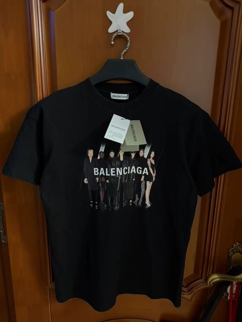 Balenciaga Balenciaga Portrait Print Short Sleeve XS - dmc Size US XS / EU 42 / 0 - 1 Thumbnail