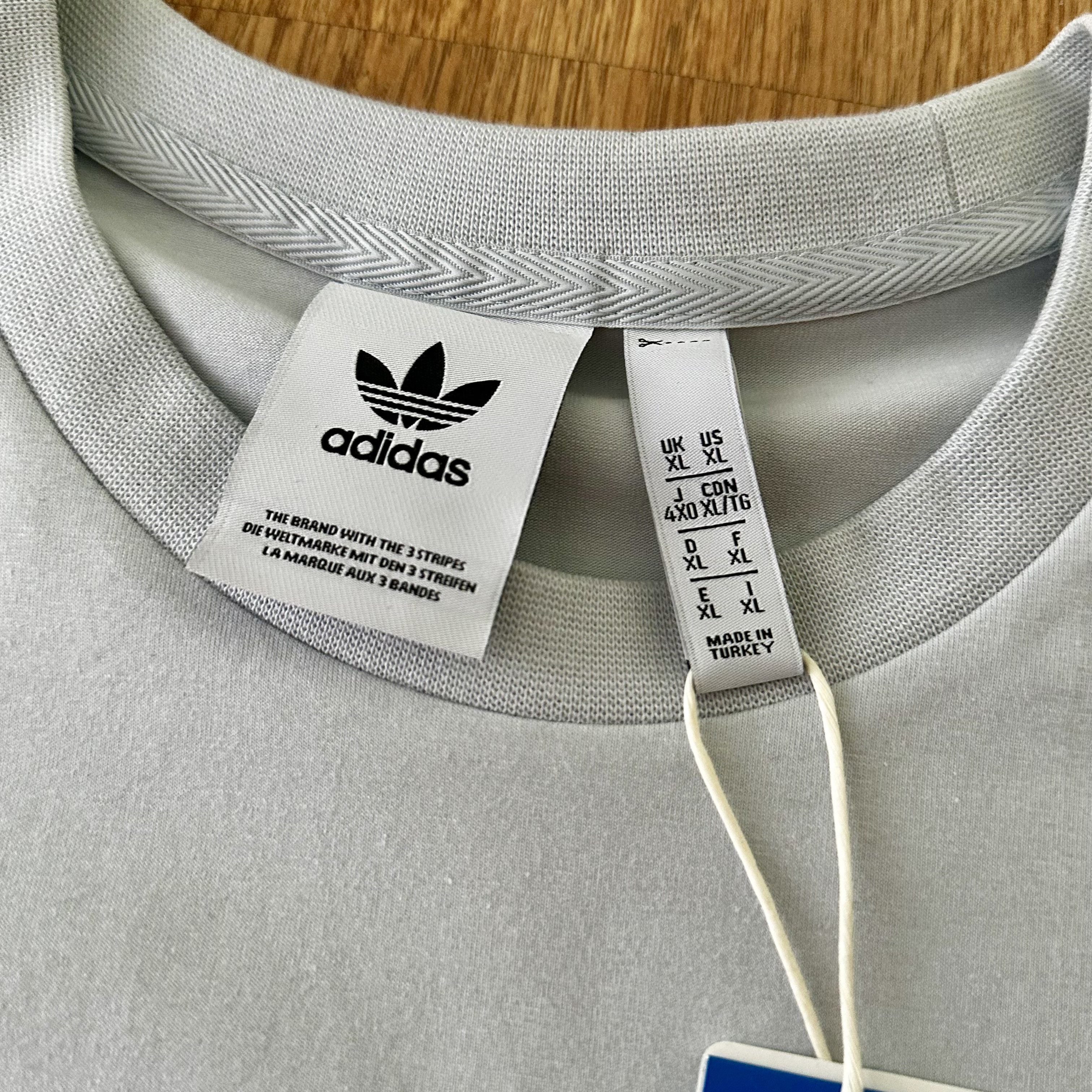 Adidas Adidas Long Sleeve Stripe Tee Grey XL Size US XL / EU 56 / 4 - 2 Thumbnail