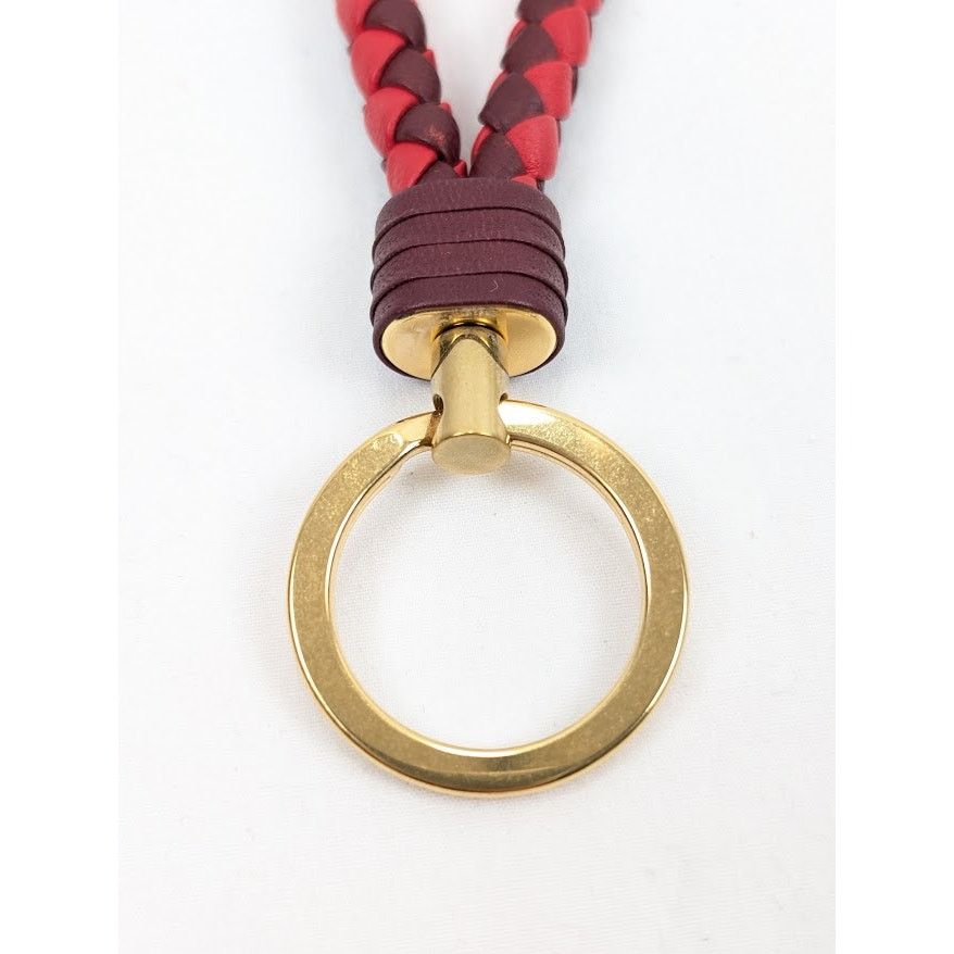 Bottega Veneta o1rshd1 Size: OS / Nappa Intrecciato Keyring in Bordeaux Size ONE SIZE - 7 Thumbnail