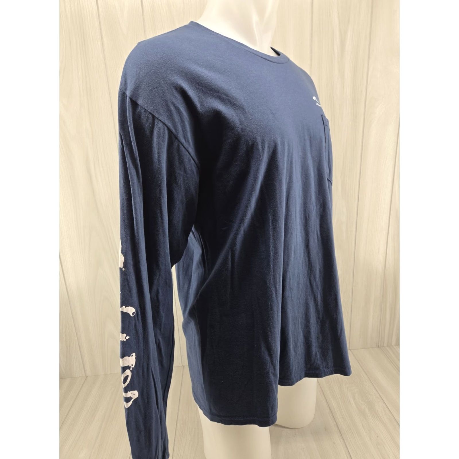 Vintage Salt Life Mens Long Sleeve T Shirt Large Blue Crew Neck Cotton USA Flag Logo Shirt Mens Long Sleeve T-Shirt Blue Cotton USA Flag Logo Salt Life Size US L / EU 52-54 / 3 - 7 Thumbnail