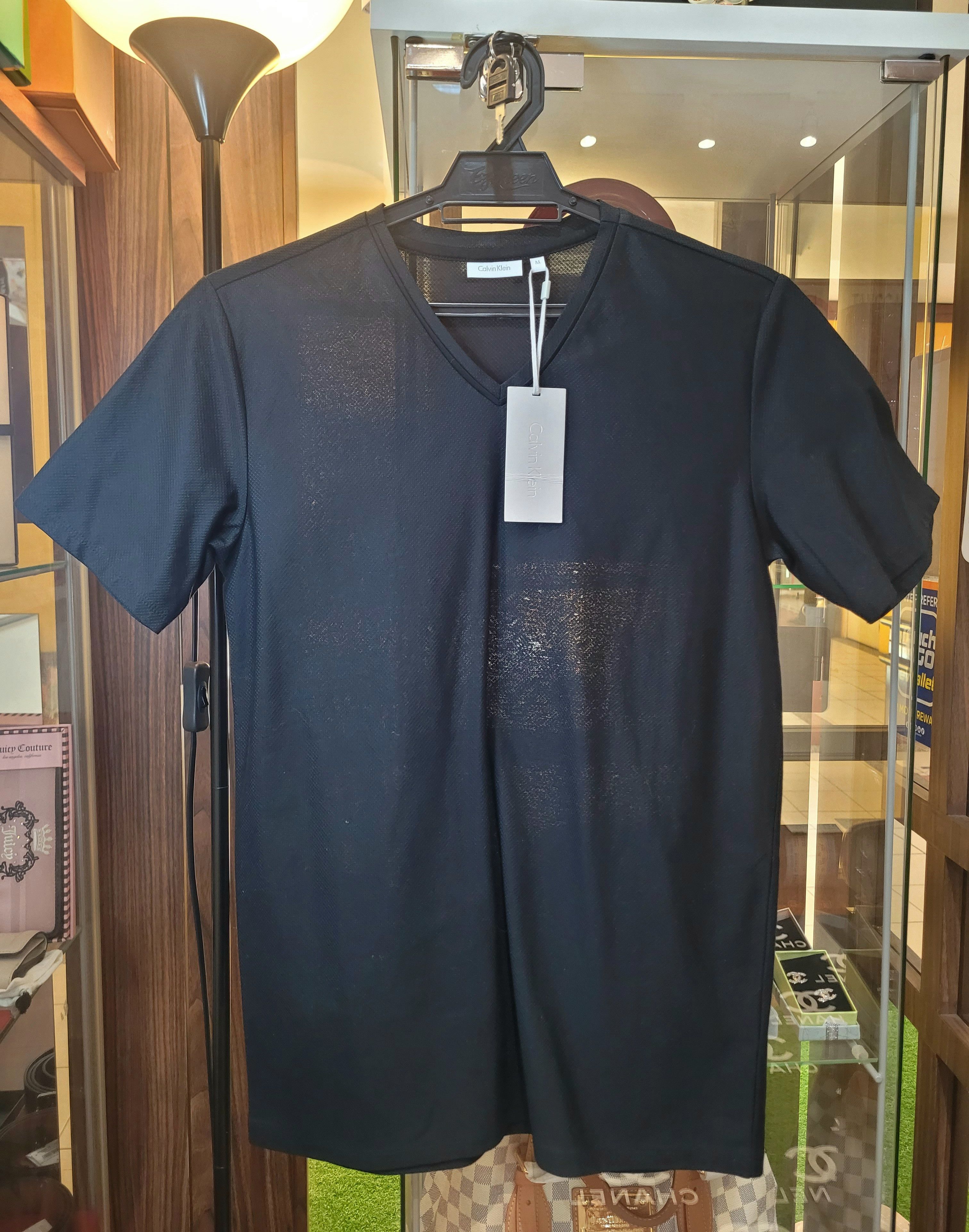 Calvin Klein Calvin Klein Cotton Blend Men's V-Neck T-Shirt Size US S / EU 44-46 / 1 - 1 Thumbnail
