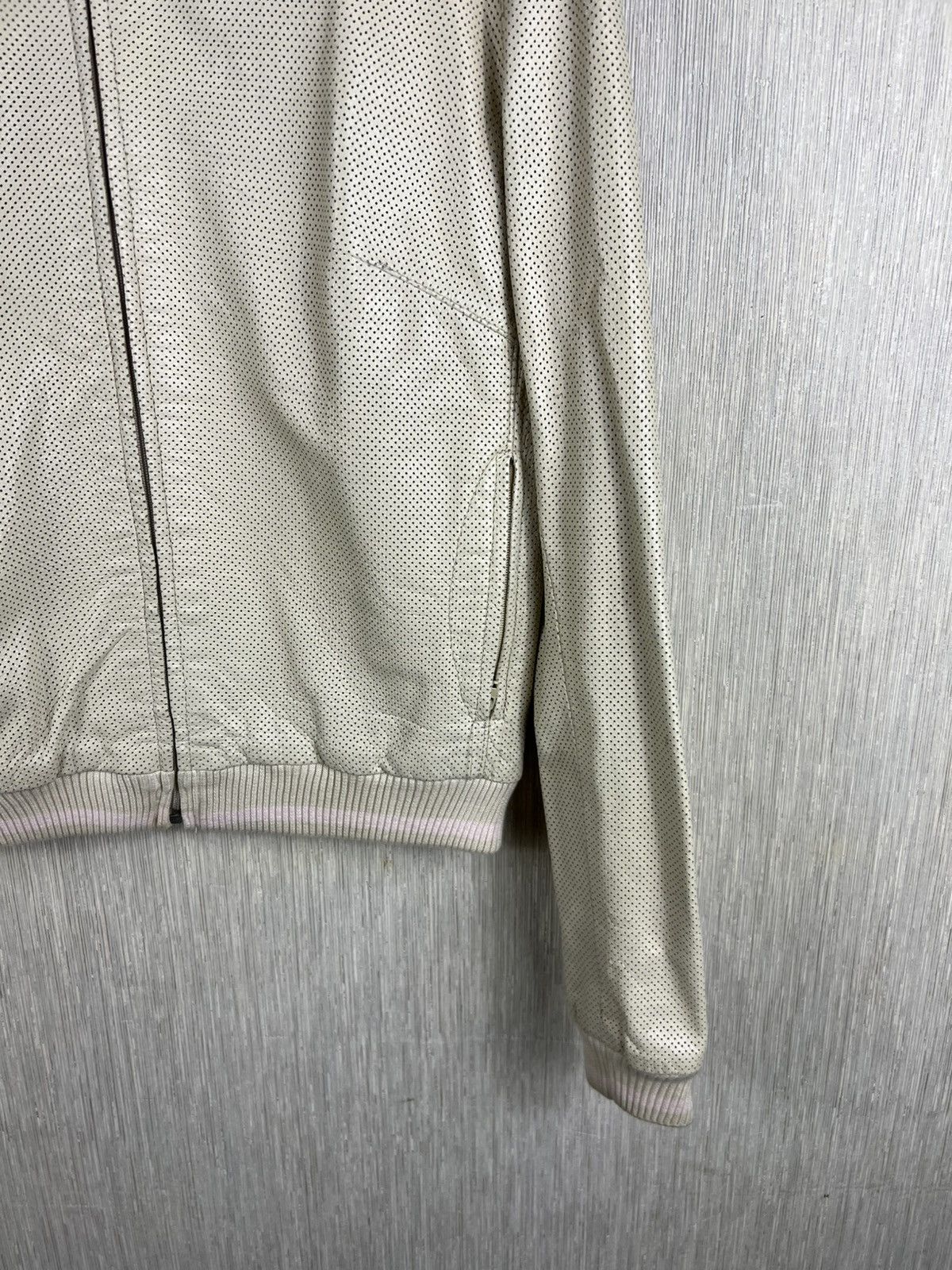Gianfranco Ferre Vintage Gianfranco Ferre jeans y2k airy holes leather jacket Size S / US 4 / IT 40 - 6 Thumbnail