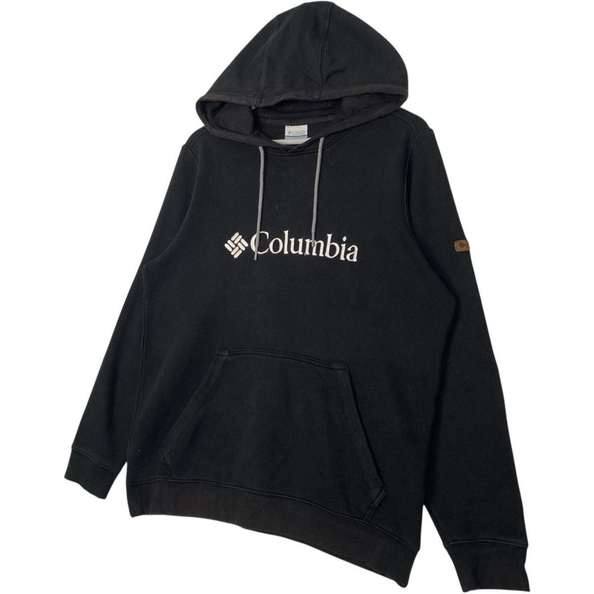 Vintage Vintage Columbia Hoodie Sweater Black Big Logo Size L Size US L / EU 52-54 / 3 - 2 Thumbnail