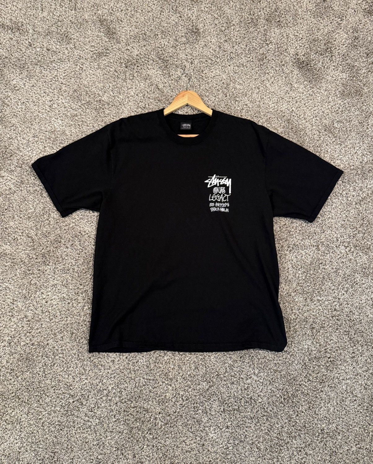 Our Legacy × Stussy Stussy Our Legacy Work Shop T-Shirt | Grailed