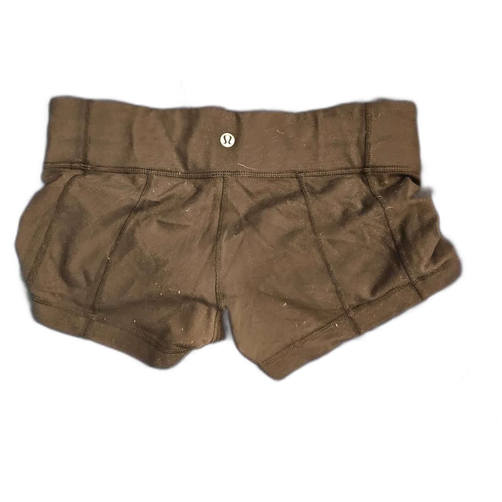 Lululemon Lululemon Brown Yoga Shorts Size 6 Size 28" / US 6 / IT 42 - 2 Thumbnail