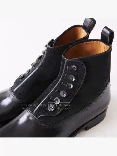Other Le Yucca Handmade Leather Button Boots. Size US 6.5 / IT 36.5 - 6 Thumbnail