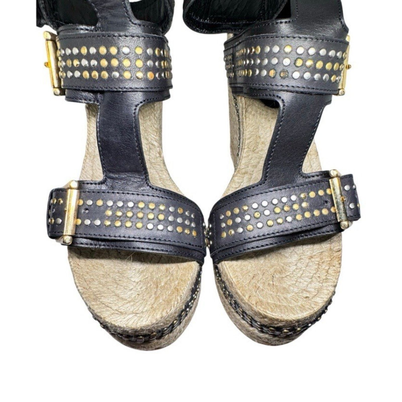 Alexander McQueen ALEXANDER MCQUEEN SANDAL HIGH PLATFORM BLACK LEATHER 37 Size US 7 / IT 37 - 6 Thumbnail