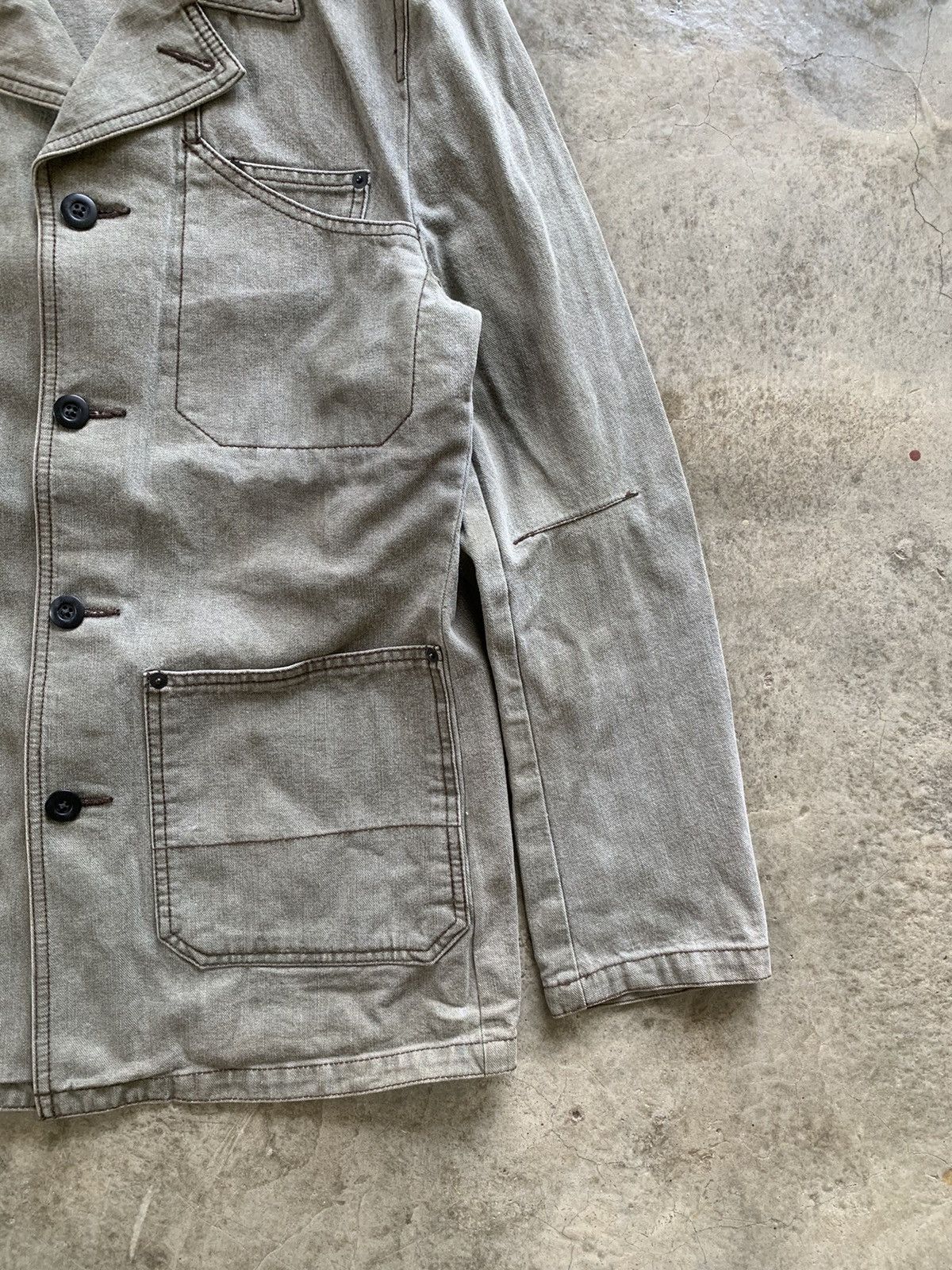 ABAHOUSE × Designer ABAHOUSE archive denim jacket/blazer nice design Size US L / EU 52-54 / 3 - 3 Thumbnail