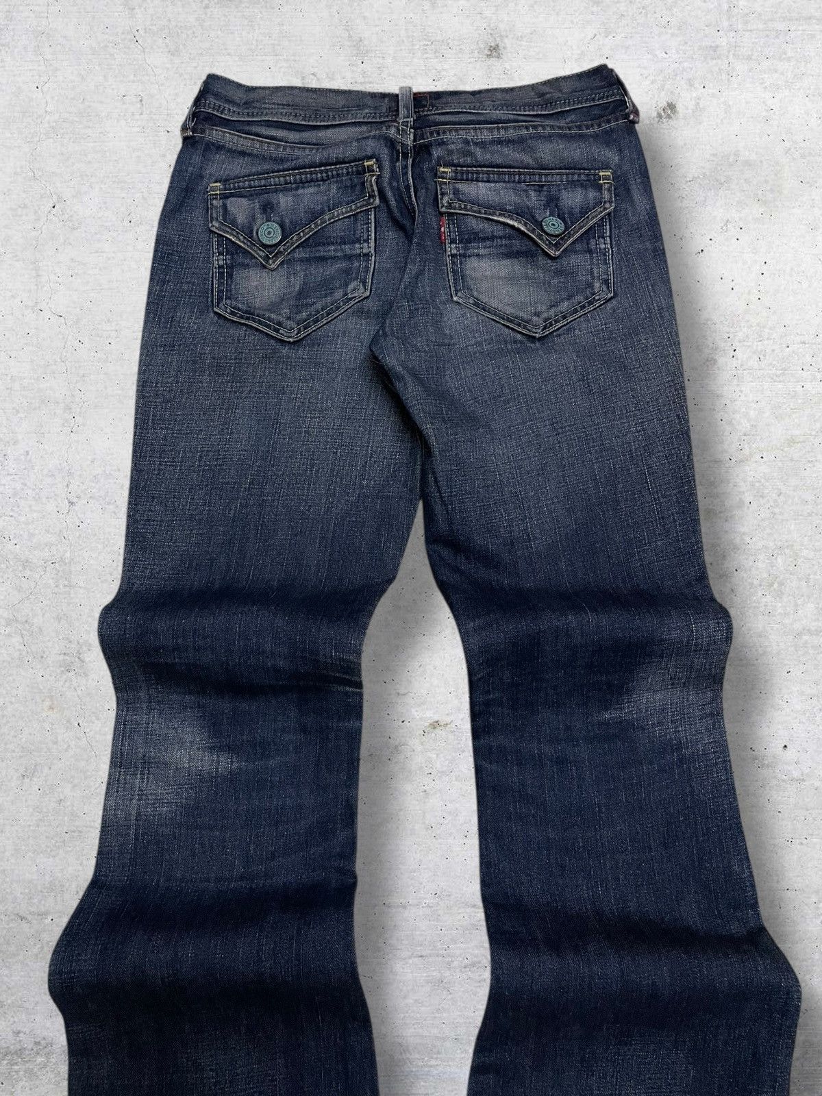 Levi's Vintage Clothing VINTAGE REDLOCK LEVIS USA DESIGNER 90S RIPPED FLARE DENIM Size US 28 / EU 44 - 11 Thumbnail