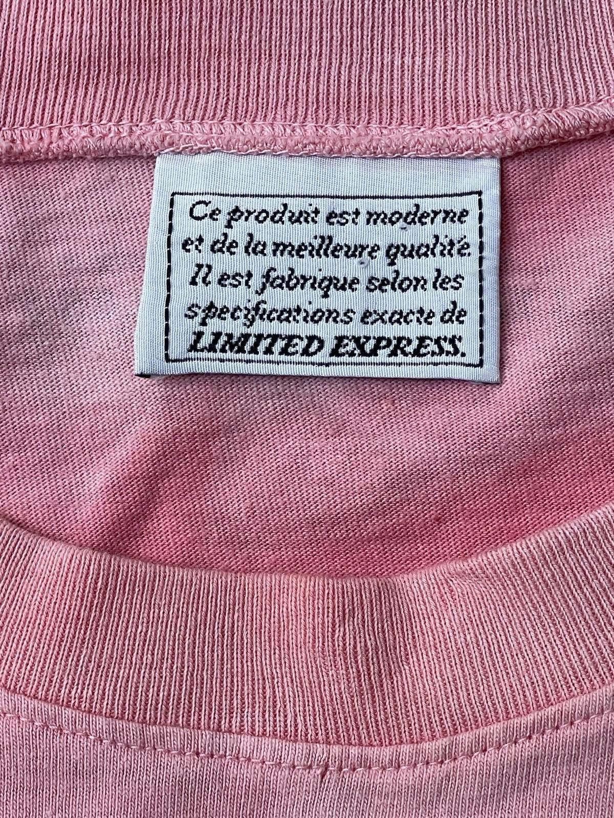 Vintage VTG 90s Limited Express Sunfaded Pocket Blank TShirt 22 x29” Size US S / EU 44-46 / 1 - 6 Thumbnail