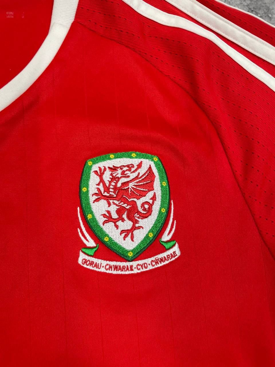 Adidas Adidas Wales National Team Men Home Football Shirt 2016/17 Size US M / EU 48-50 / 2 - 4 Thumbnail