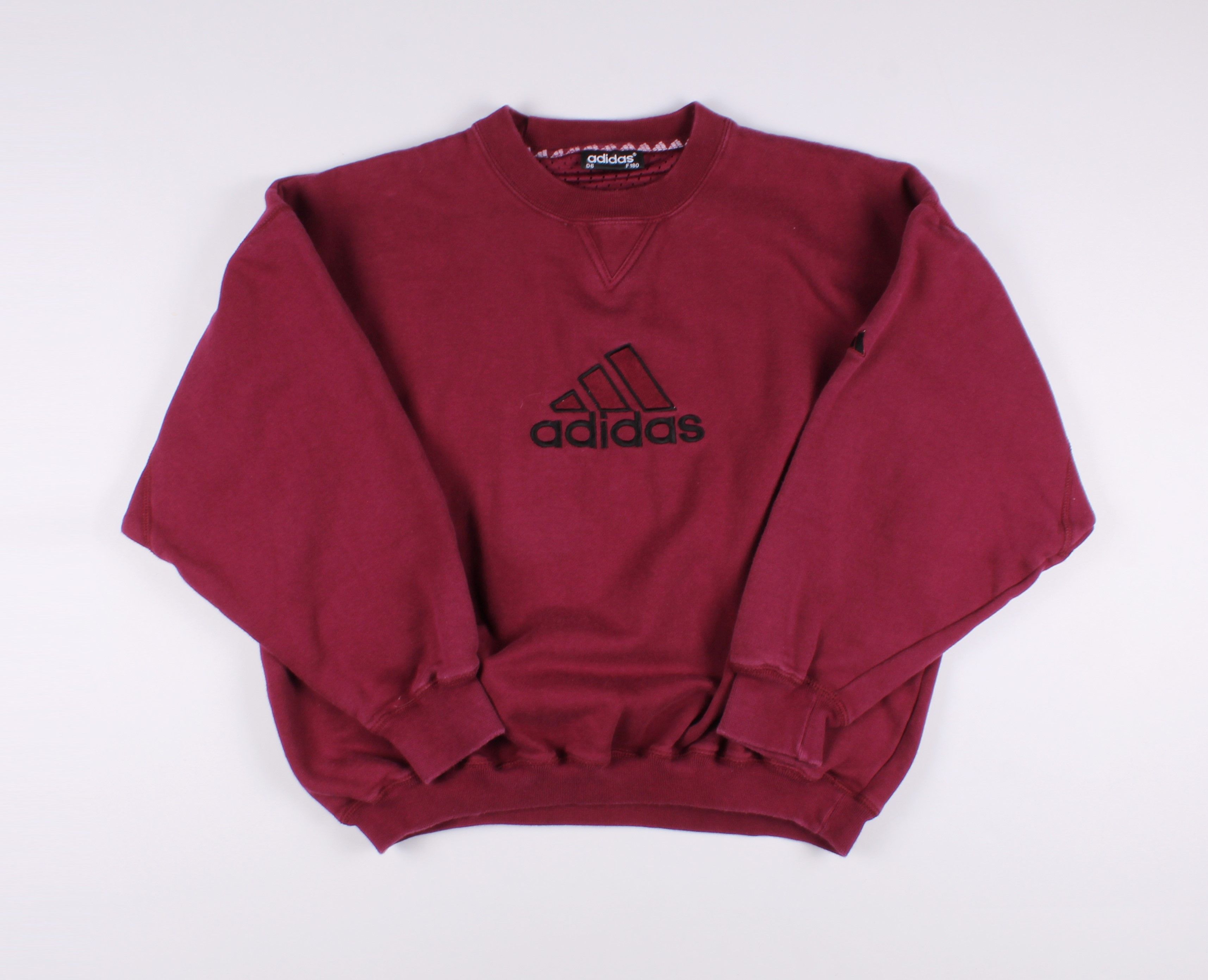 Adidas × Vintage Vintage Adidas 90's Logo Crew Neck Sweatshirt Size US S / EU 44-46 / 1 - 1 Thumbnail