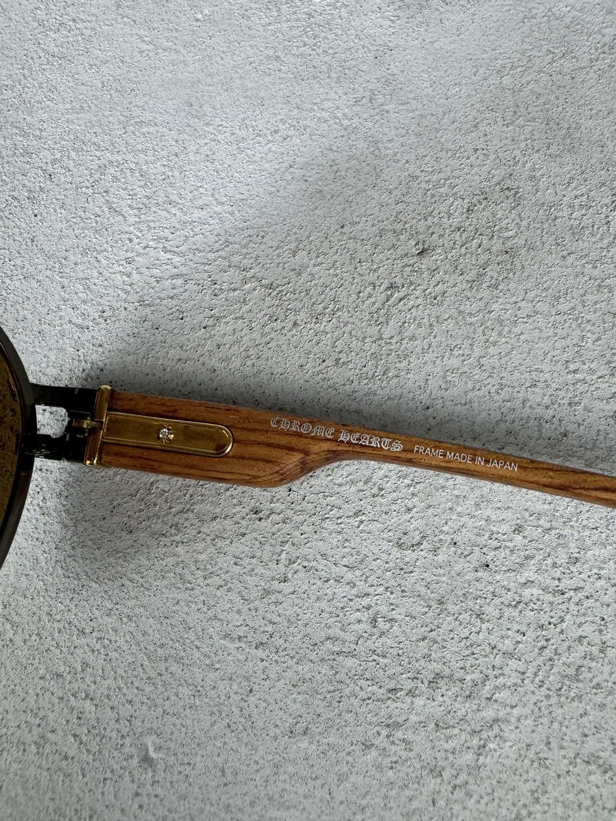 Chrome Hearts Chrome Hearts Diamond 18k Gold “THE BROWN” Sunglasses Size ONE SIZE - 14 Thumbnail