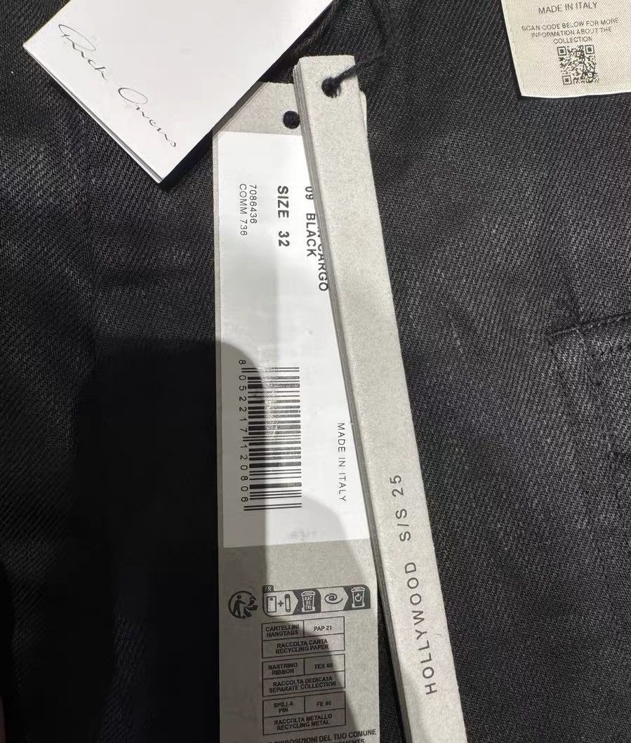 Rick Owens Rick Owens Mainline SS25 Stefan Cargo Pants Size US 32 / EU 48 - 5 Thumbnail