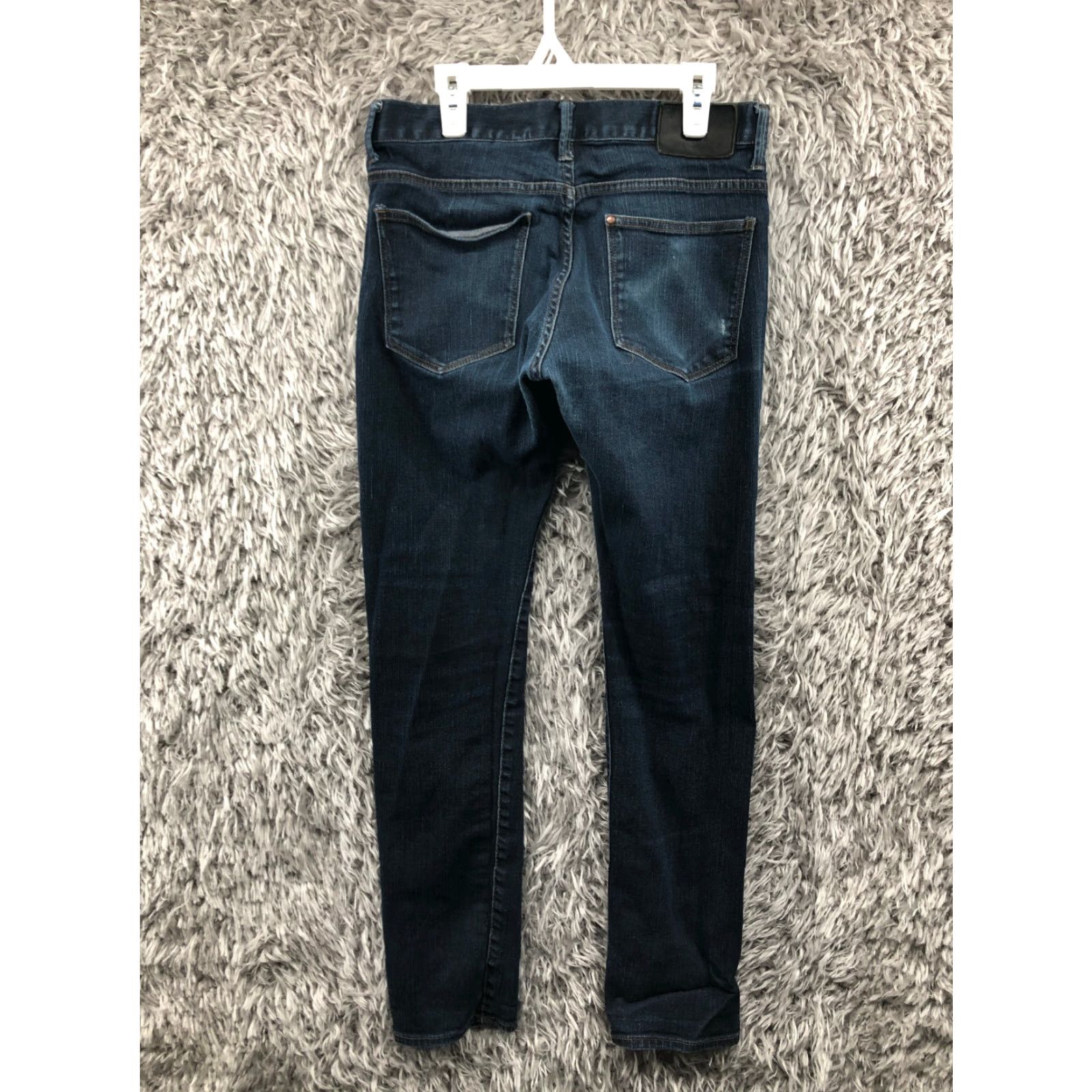 H&M H&M Jeans Size 30x32 Mens Mid Rise Straight Leg Dark Wash Blue Denim Jeans Size US 30 / EU 46 - 5 Thumbnail
