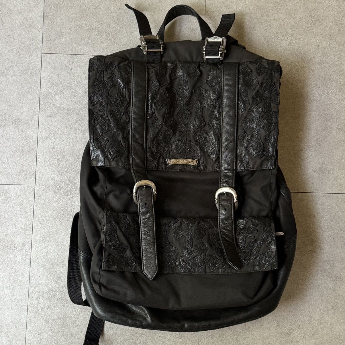 Chrome Hearts Chrome Hearts Cemetry Cross Patch Moto Backpack Size ONE SIZE - 1 Thumbnail