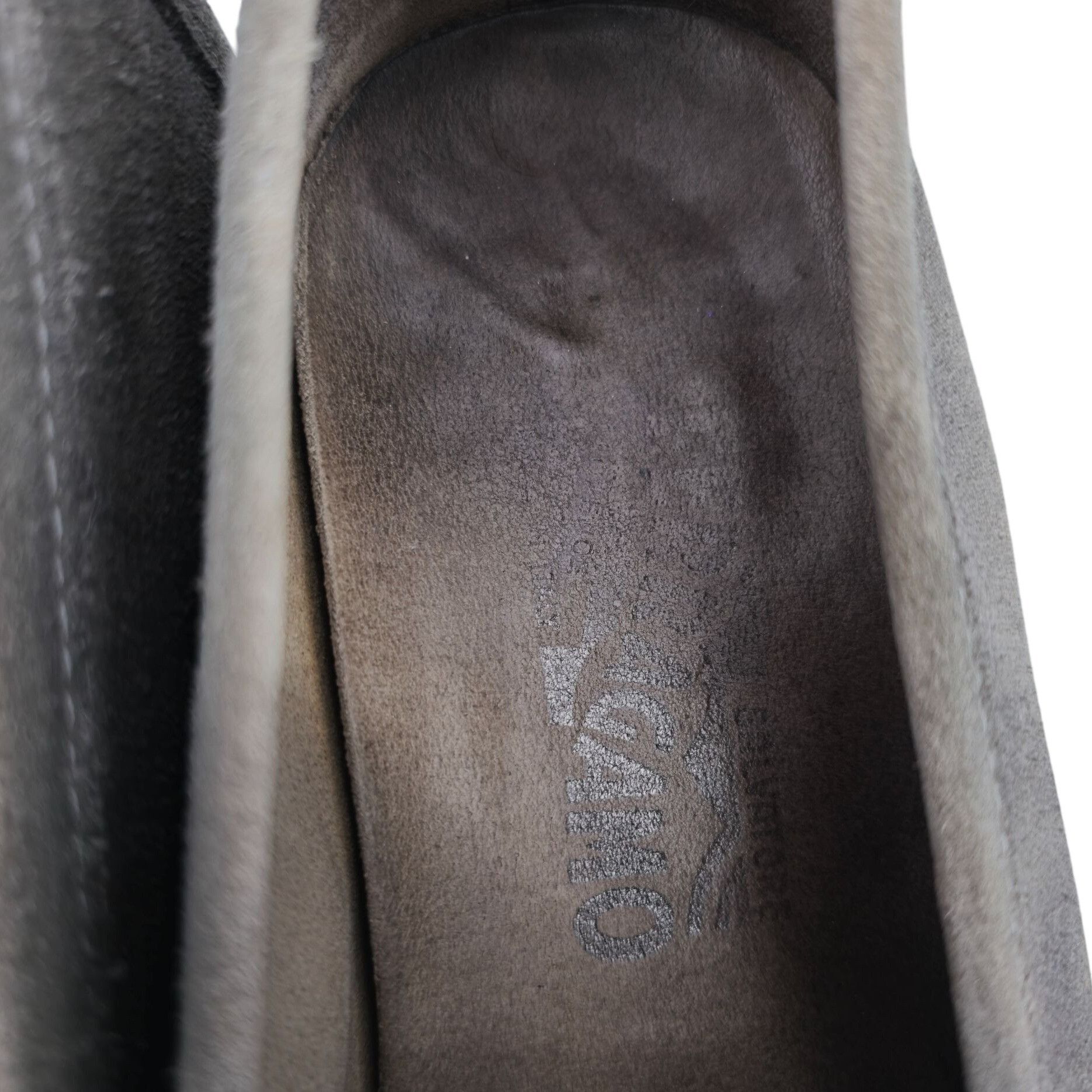 Salvatore Ferragamo Salvatore Ferragamo Italy Gray Suede Buckle Moccasin Loafers Size US 9.5 / EU 42-43 - 9 Thumbnail
