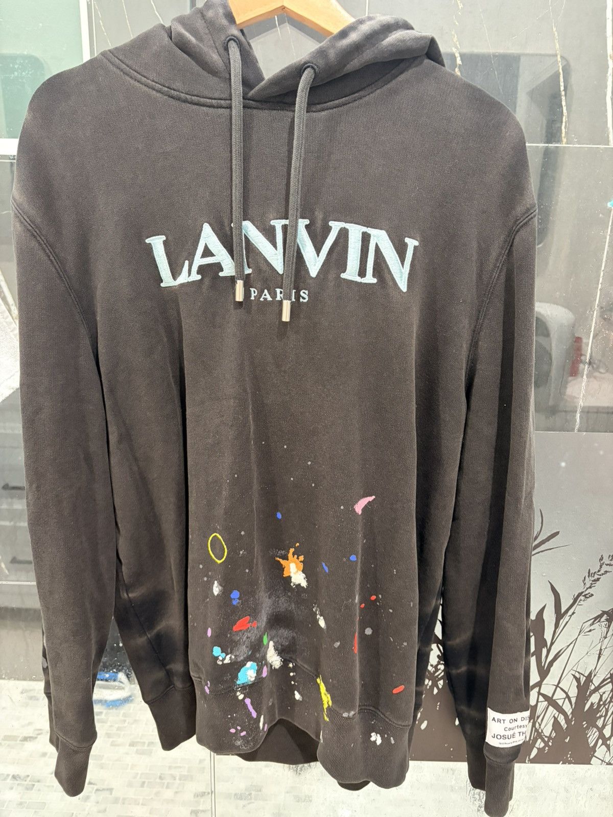Gallery Dept. × Lanvin Paint splashed hoodie Size US L / EU 52-54 / 3 - 1 Thumbnail
