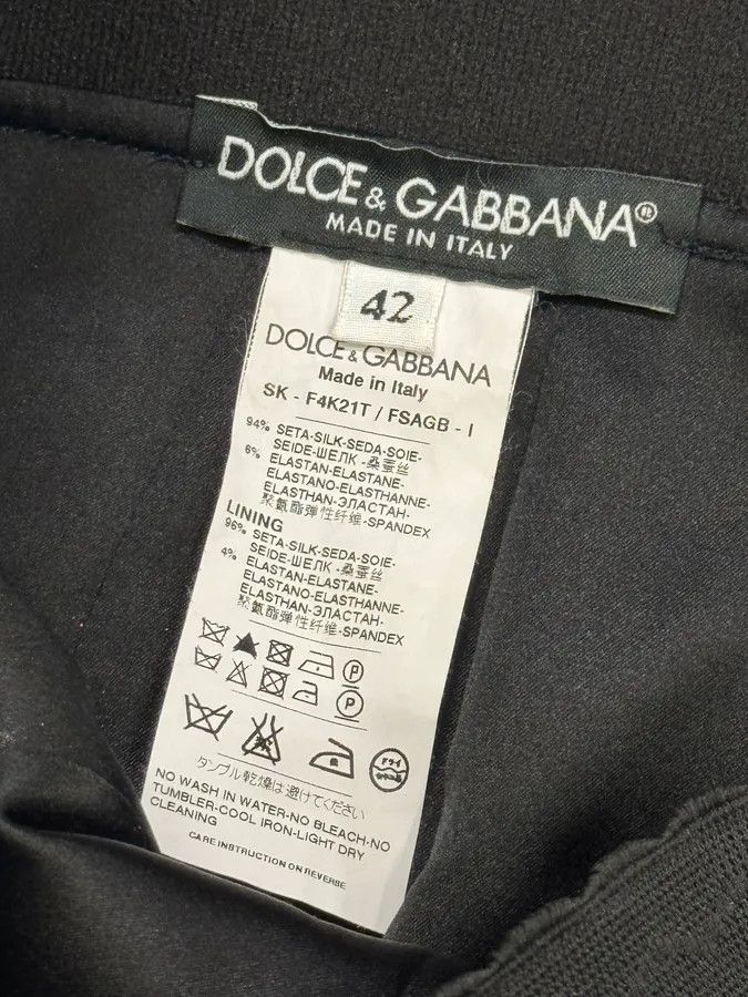 Designer × Dolce & Gabbana × Vintage FW2011 Dolce & Gabbana Black Stars Skirt Size 27" / US 4 / IT 40 - 6 Thumbnail