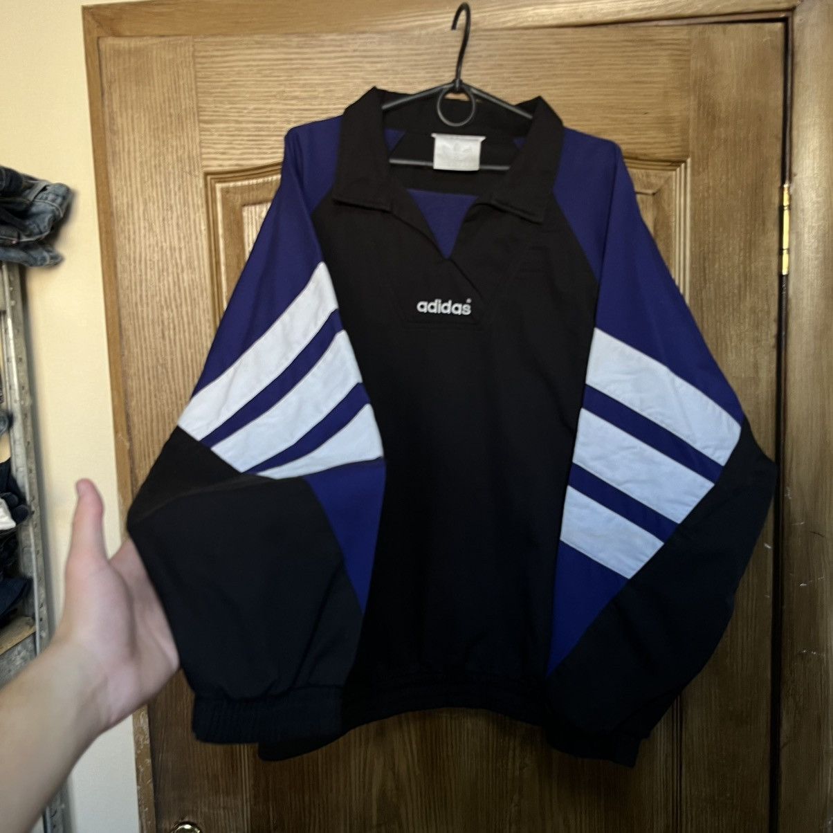 Adidas Vintage Adidas Jacket Baggy Big Logo Y2K 80s Size US S / EU 44-46 / 1 - 3 Thumbnail