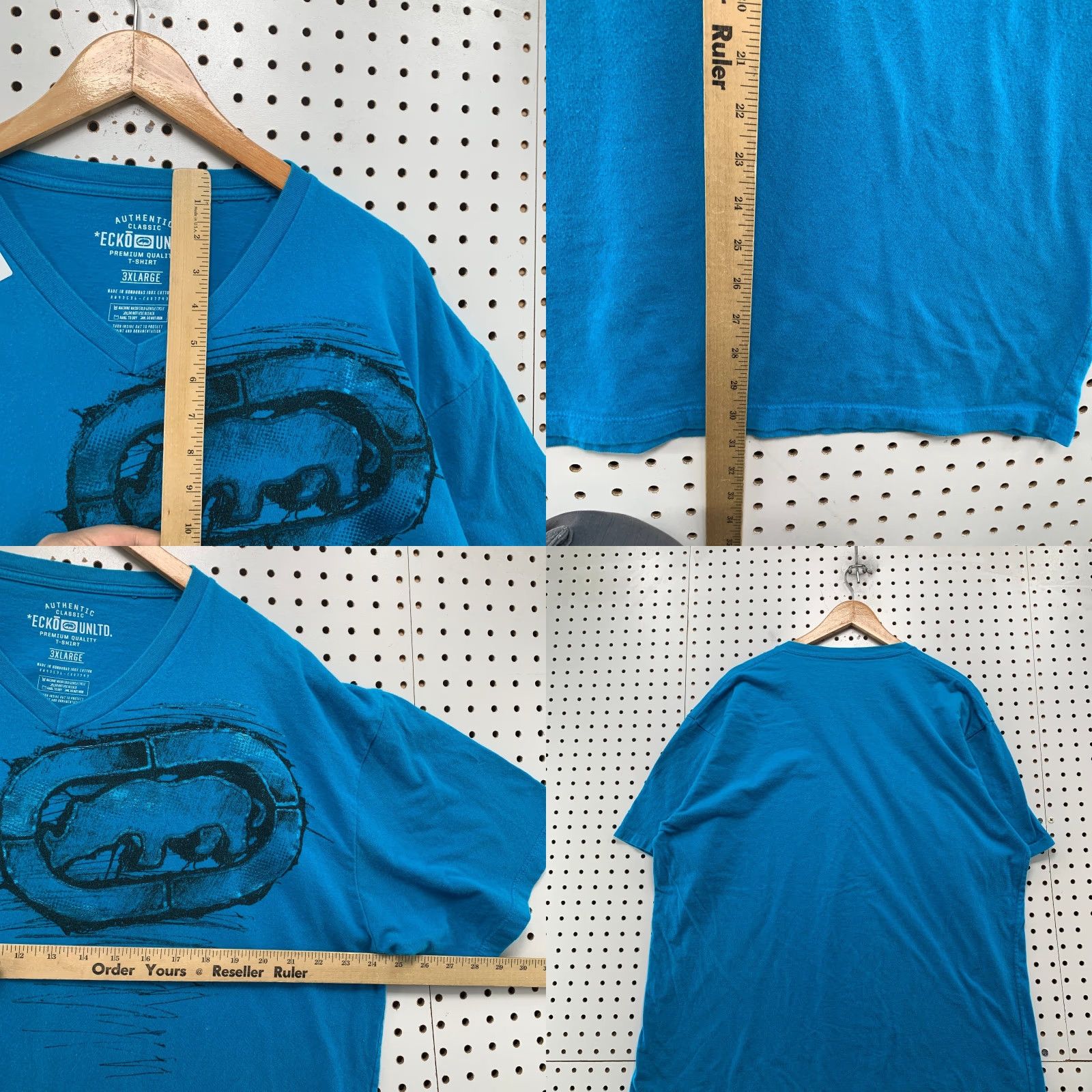 Ecko Unltd. VINTAGE Ecko Unltd T Shirt Mens 3XL Blue Graffiti Rhino V Neck Hip Hop Shirt Mens 3XL Blue Graffiti Rhino V Neck Hip Hop Size US XXL / EU 58 / 5 - 8 Thumbnail