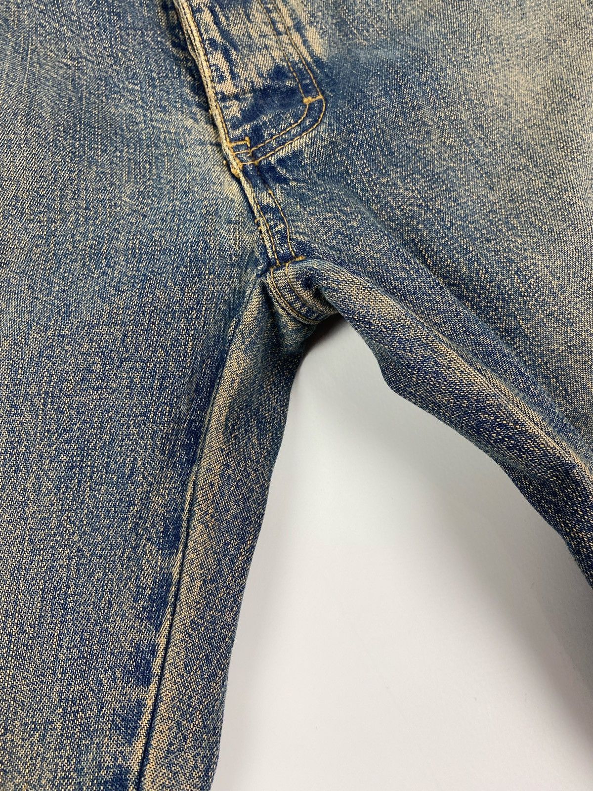 Y2K Vintage Clockhouse Mud Wash Patchwork Bootcut Denim Pant