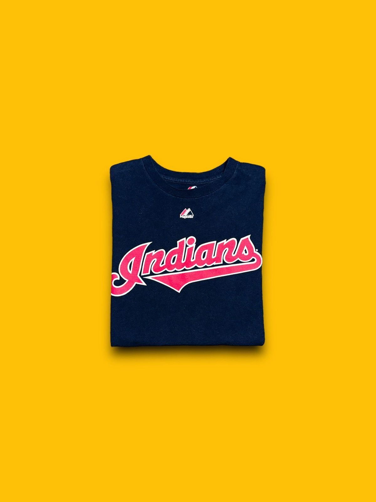 Majestic Vintage Cleveland Indians Nick Swisher jersey tee Grailed