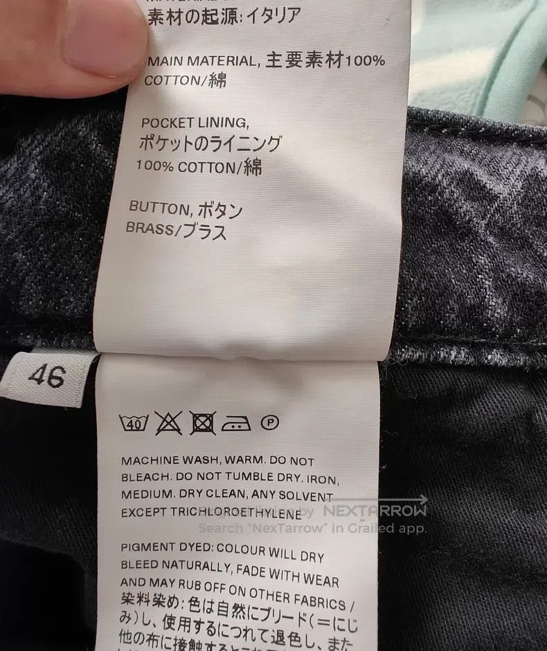 Our Legacy Our Legacy Black Washed Loose Denim Jeans Size US 30 / EU 46 - 7 Thumbnail