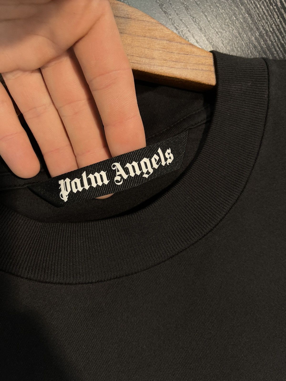 Palm Angels Size L - Palm Angels College Print Tee Size US L / EU 52-54 / 3 - 5 Thumbnail