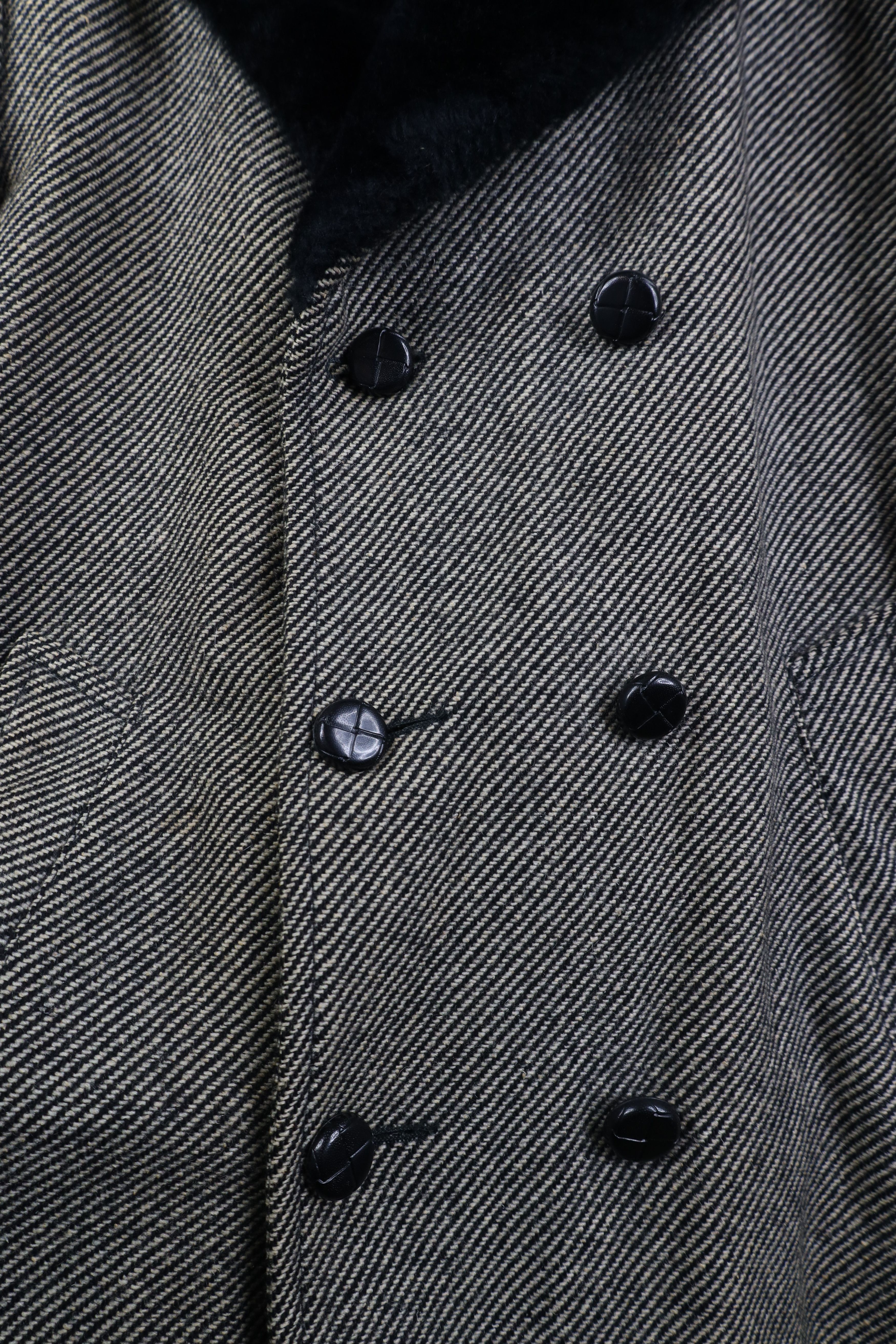 Vintage Vintage 60s 70s Lined Whipcord Rancher Overcoat Jacket USA Size US L / EU 52-54 / 3 - 8 Thumbnail