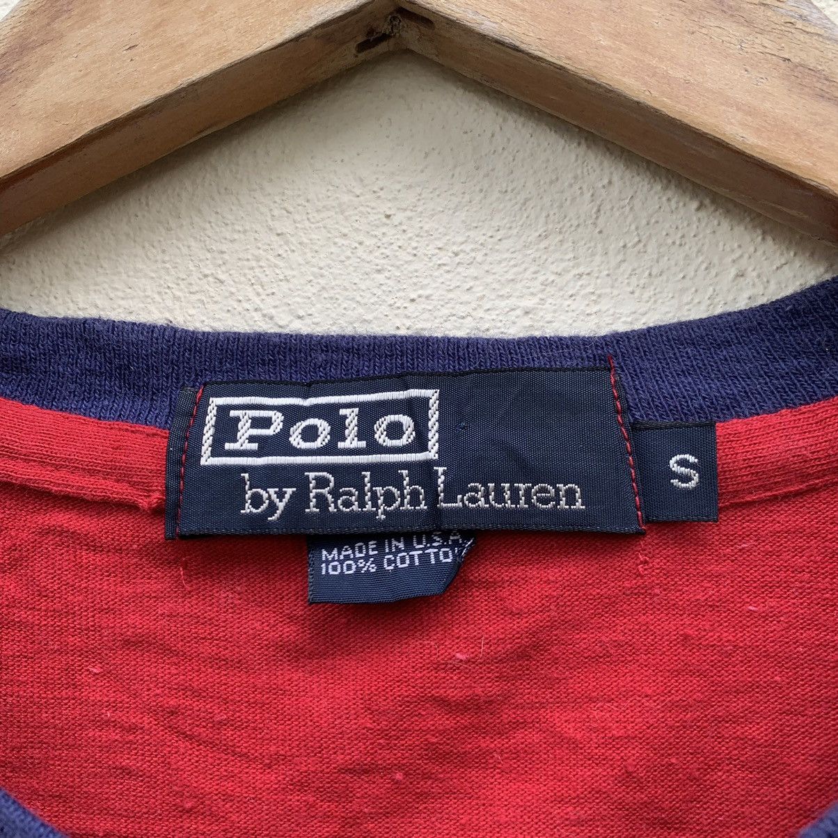 Polo Ralph Lauren × Ralph Lauren × Vintage Vintage 90s POLO RALPH LAUREN P-WING POCKET T-shirt Size US S / EU 44-46 / 1 - 7 Thumbnail