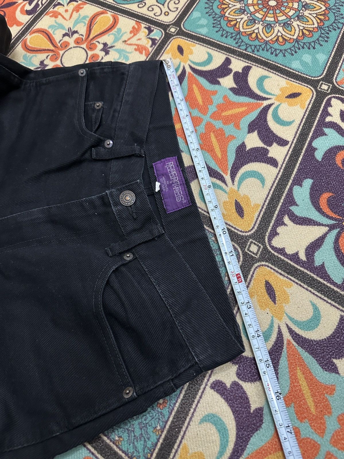 Nepenthes Nepenthes Japan Black Selvedge Denim Pants Size US 29 - 14 Thumbnail