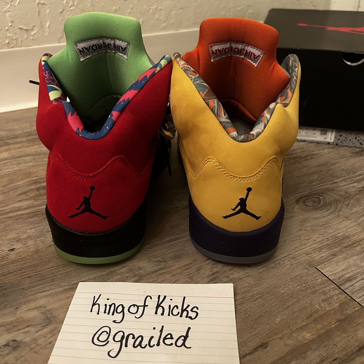 Jordan Brand × Nike Air Jordan 5 Retro SE ‘What The’ Size US 11 / EU 44 - 5 Thumbnail