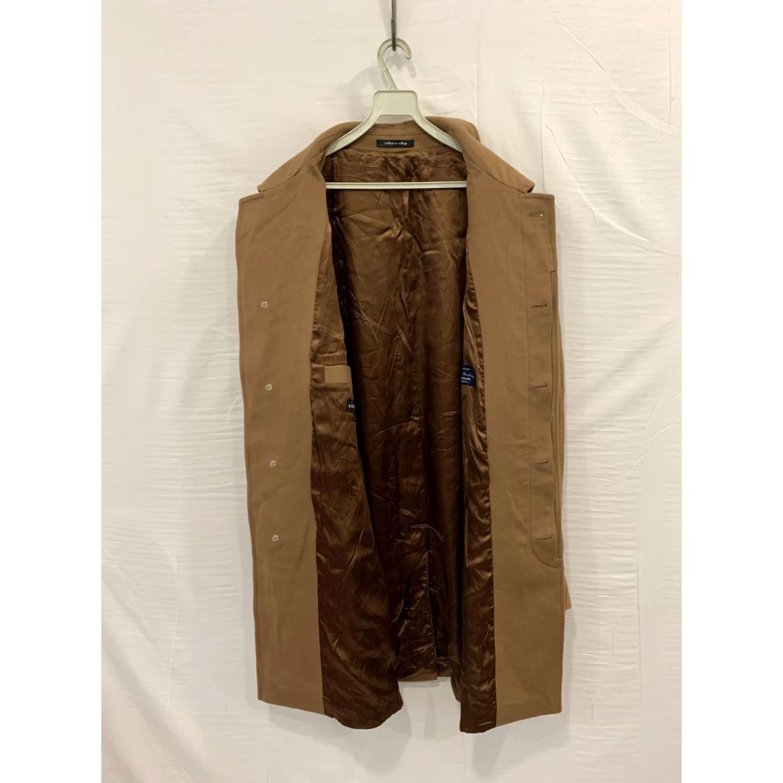 Vintage VINTAGE Rochester Storm System Wool Coat 1XLT Tall Mens Trench Brown Camel Wool Overcoat Jacket Size US XL / EU 56 / 4 - 6 Thumbnail